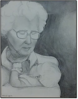 Grandma Holding My Firstborn