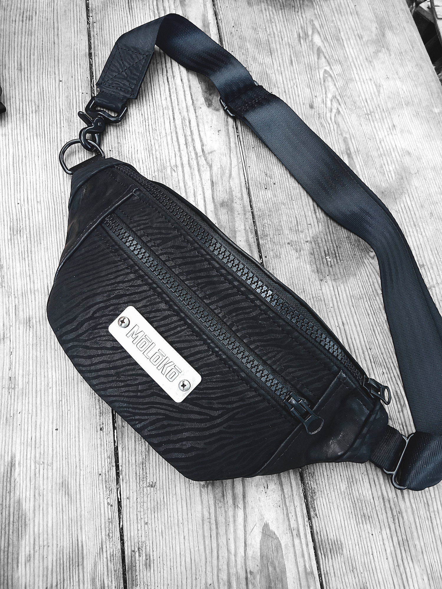 XL - Full Black Zebra