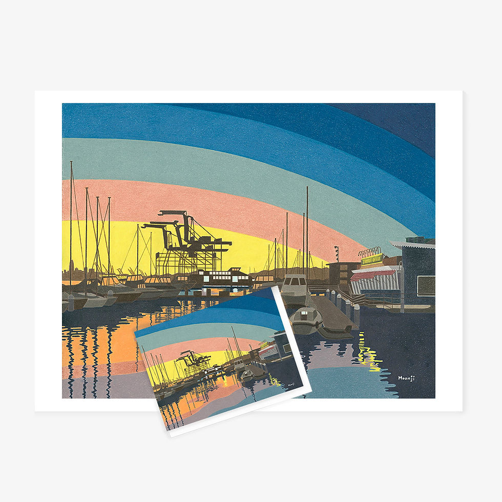 Thumbnail: Oakland Sunset - Limited Edition Print