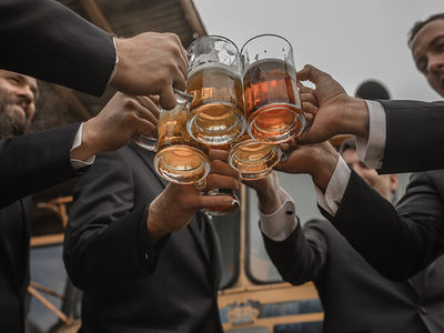 Cheers to the newly weds