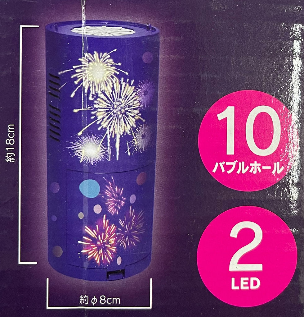 サムネイル： 電動花火バブルマシーン