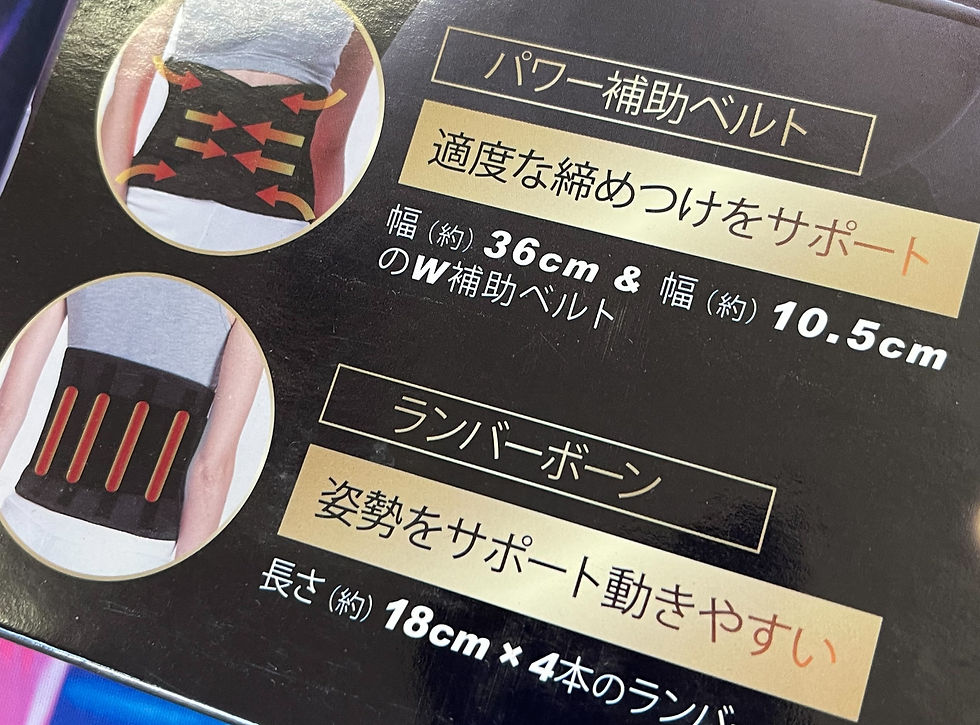 サムネイル： 腰サポートベルト