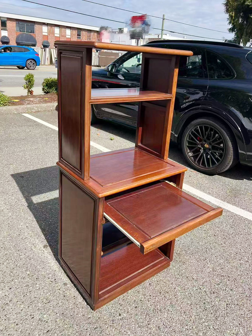Thumbnail: Oriental Rosewood Display Bookcase