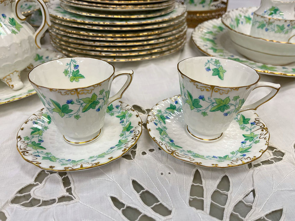 Thumbnail: Large set of Royal Crown Derby china set