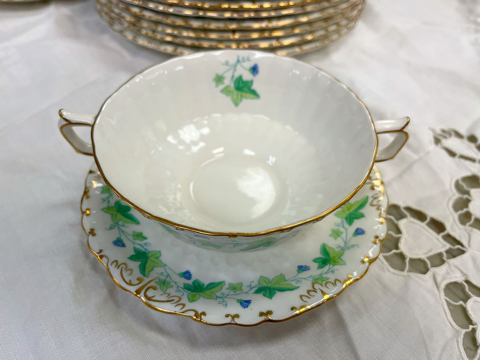 Thumbnail: Large set of Royal Crown Derby china set