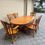 Thumbnail: Like New 9PC Solid Canadian Maple Dining Set