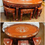 Thumbnail: Elegant rosewood table set with mother-of-pearl inlay
