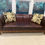 Thumbnail: 4pc elegant genuine leather sofa set