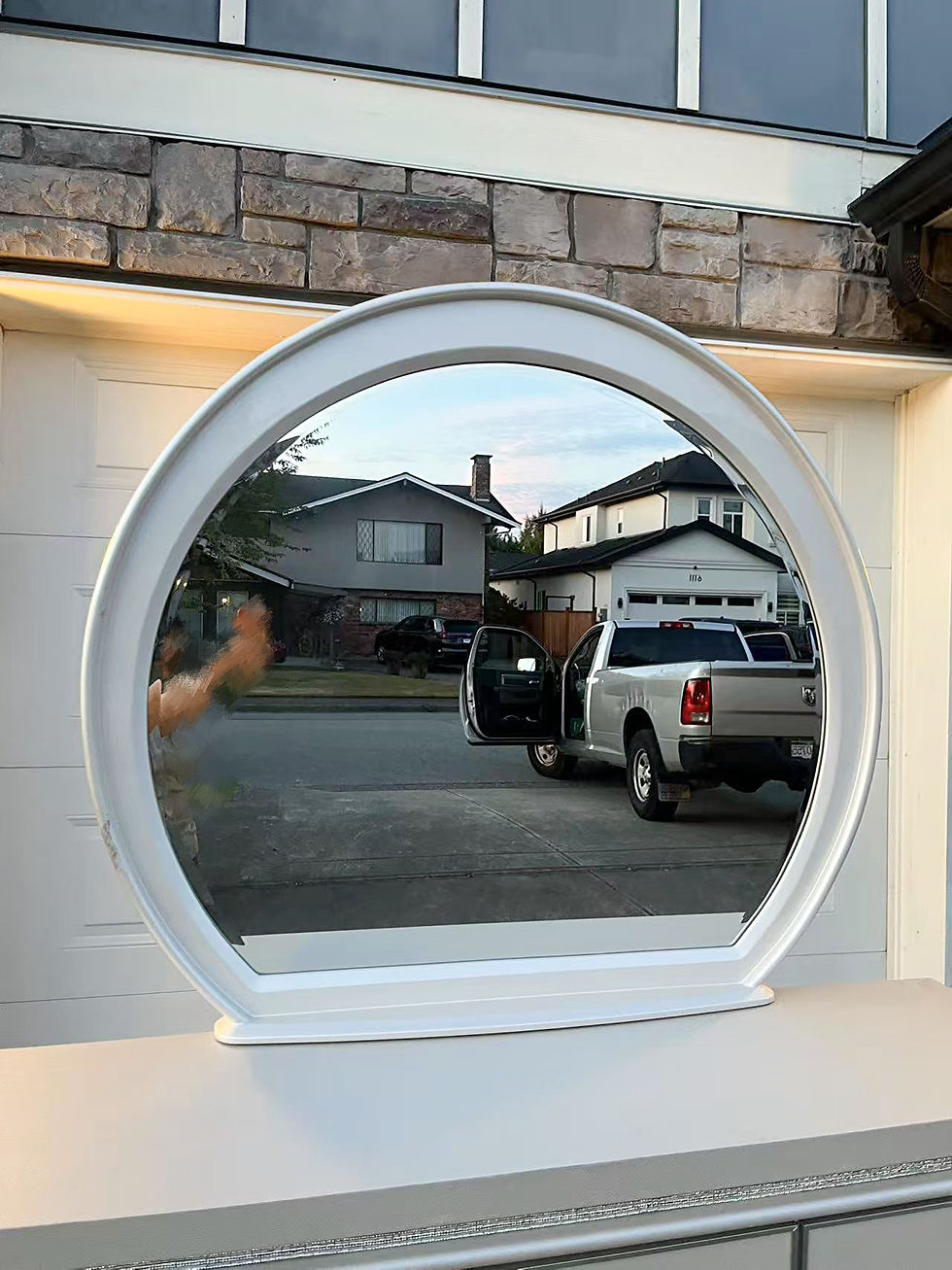 Thumbnail: Like new AICO dresser with mirror