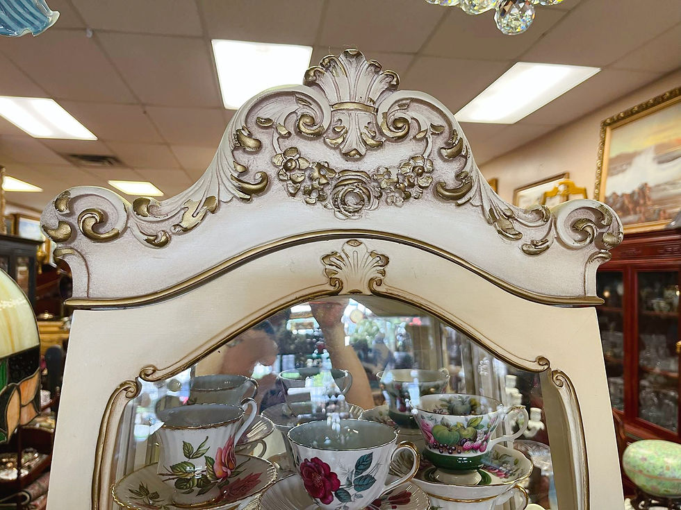 Thumbnail: Italy hand painted shabby chic cabinet