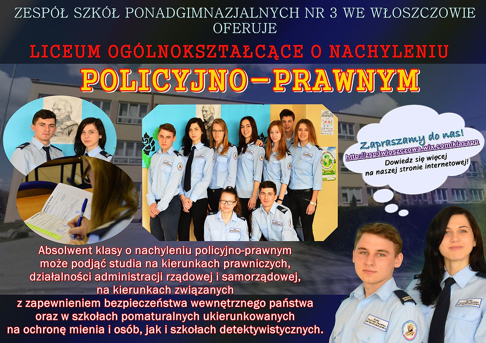 Plakat - klasa policyjno-prawna