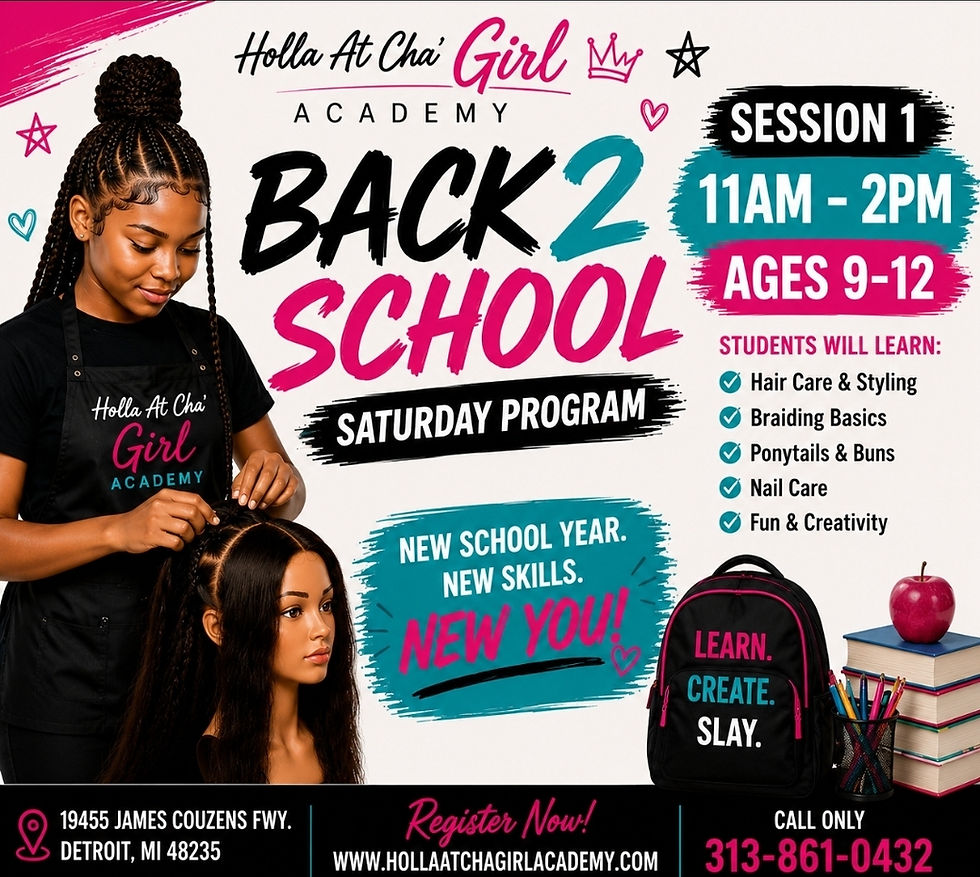 Back 2 School Beauty Ages 9-12