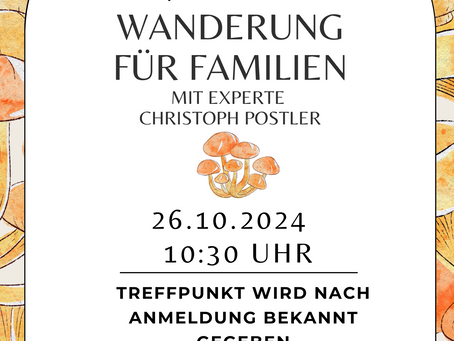 Pilzwanderung 26.10.2024