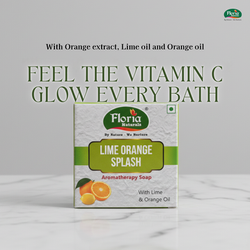 Floria Naturals Lime Orange Splash Aromatherapy Soap