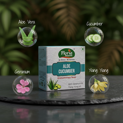 Floria Naturals Aloe Cucumber Aromatherapy Soap