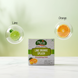 Floria Naturals Lime Orange Splash Aromatherapy Soap