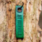 Grüner Leder-Schlüsselanhänger MY ODENWALD