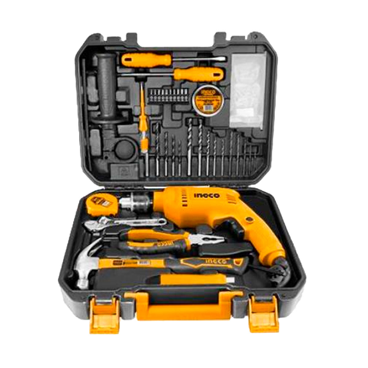 Juego de Herramientas con Taladro 650w Ingco