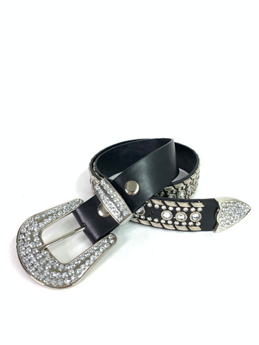 【Lサイズ】FUTURE ARCHIVE RHINE STONE BELT BEAMS FUTURE ARCHIVE / RHINE BEAMS BELT (fashion accessories