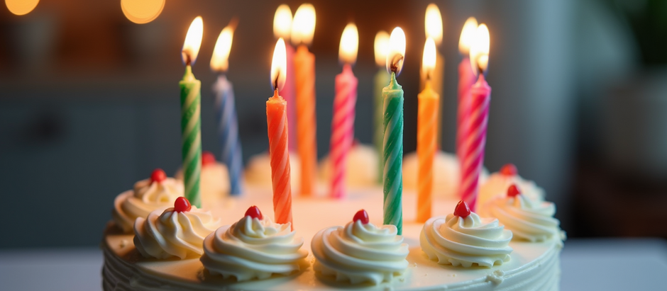 Birthdays . . . a mixed bag of frosting!