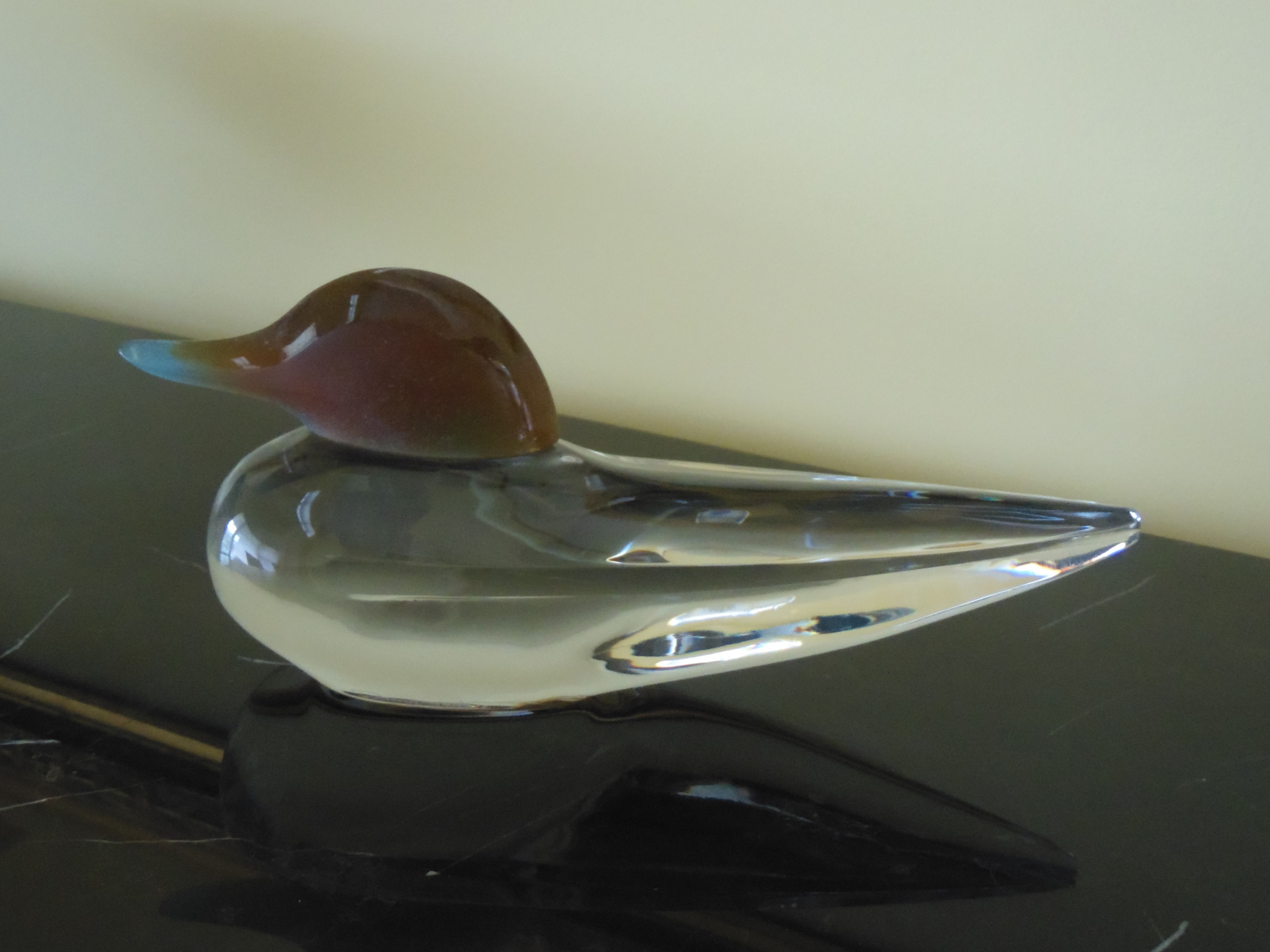Daum France Crystal Duck