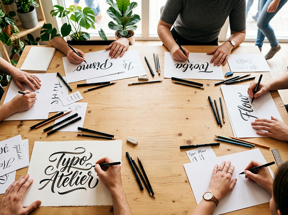 Lettering jako teambuilding
