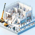 DALL·E 2024-05-14 15.49.02 - A 3D art style, high definition image showing the 'Constructi