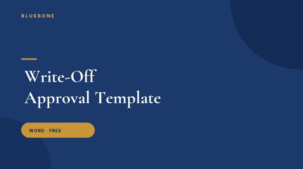 Write-Off Approval Template