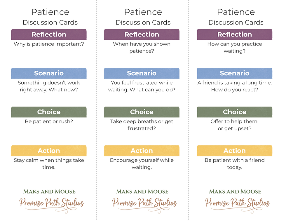 Thumbnail: Patience Homeschool Learning Pack