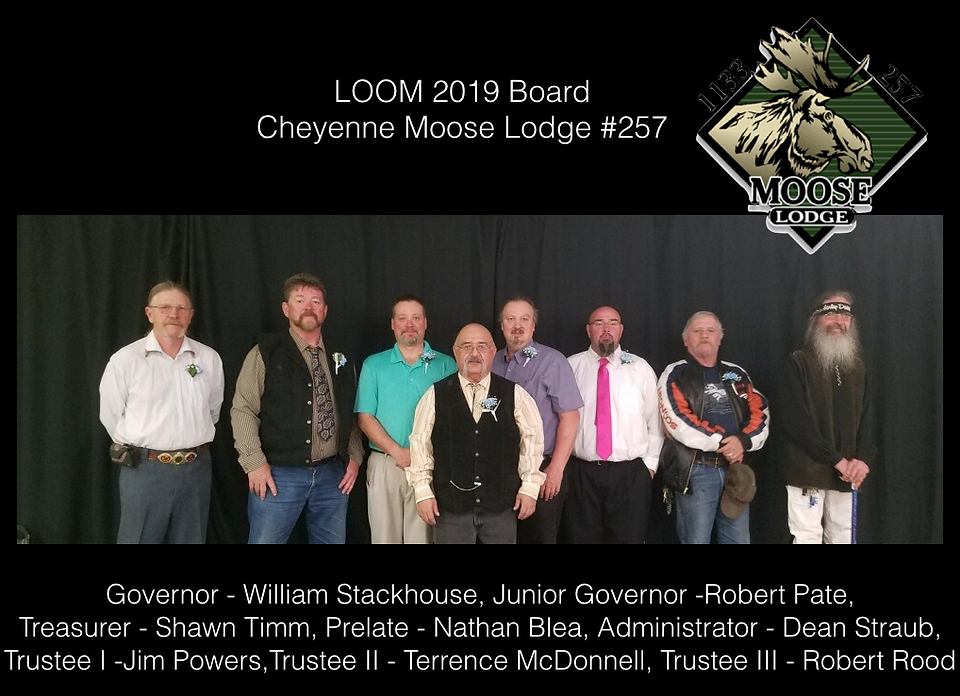 Cheyenne Moose Lodge Officer