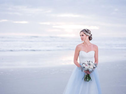 Florida Sunrise Beach Wedding Editorial Shoot