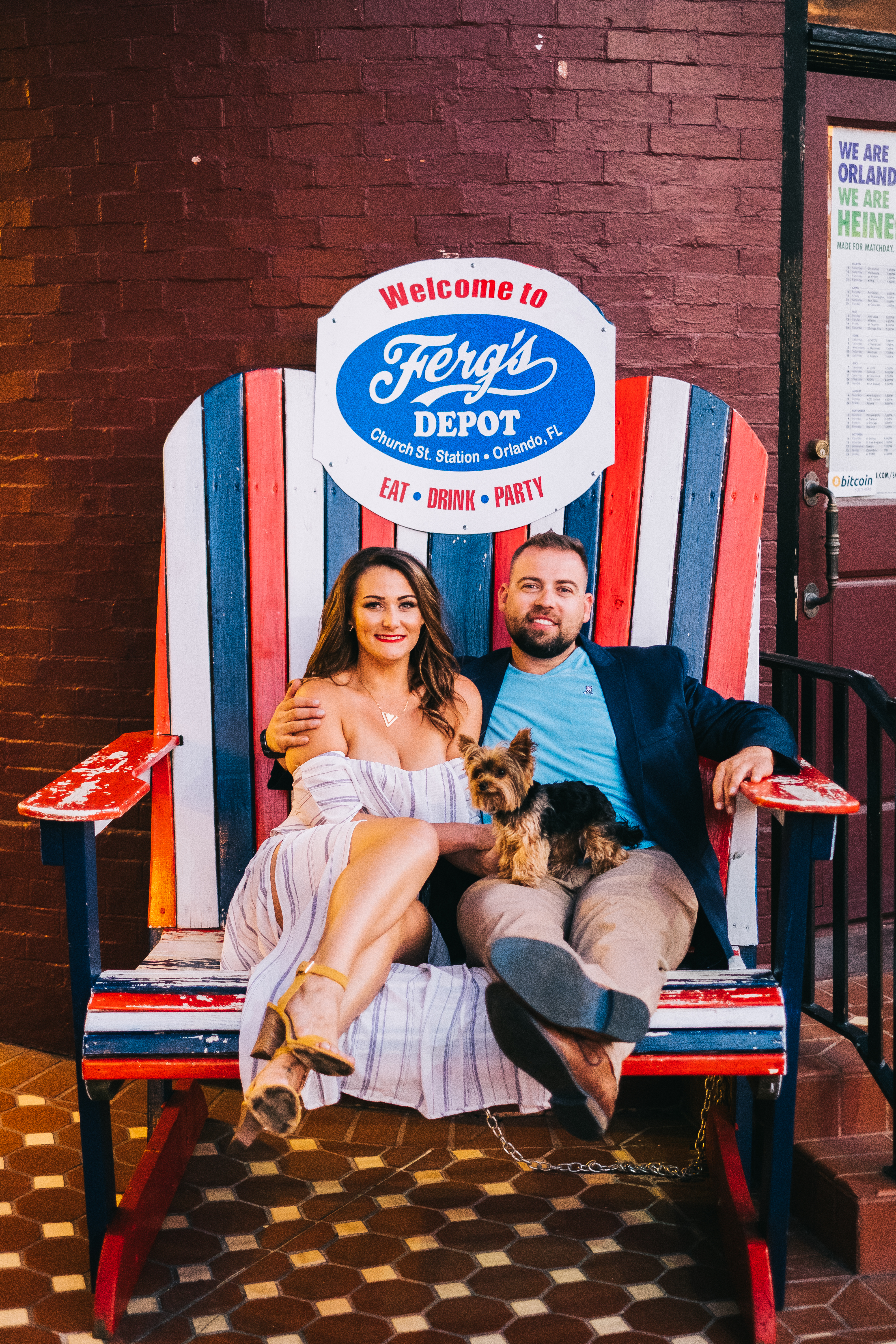 Downtown Orlando Engagement Shoot