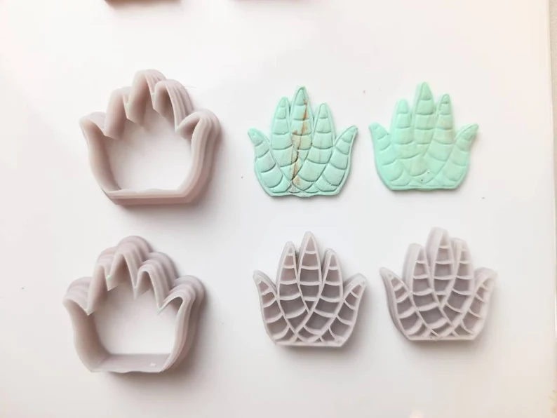 Thumbnail: Mini Cactus Cutter and Stamp Set 2