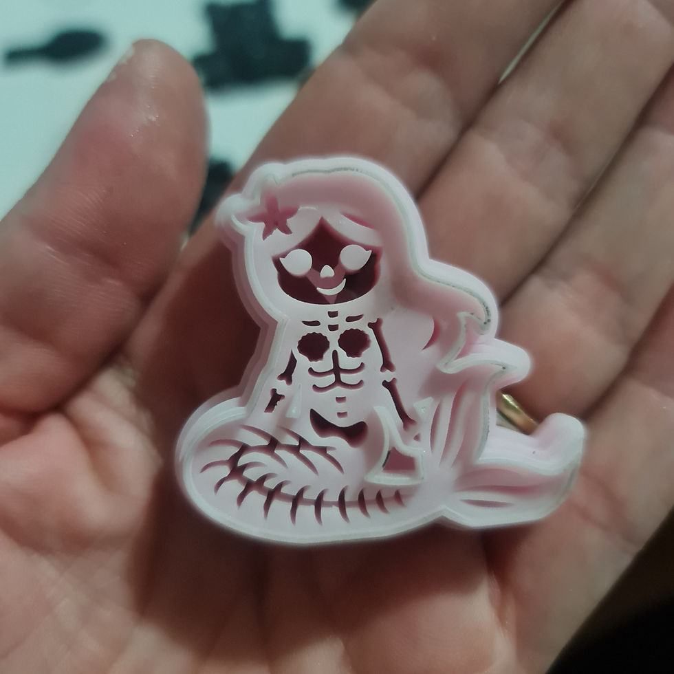 Thumbnail: Skeleton Mermaid - Mirrored