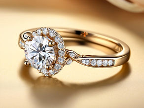 Sparkle with Elegance: Side Stone Moissanite Diamond Rings