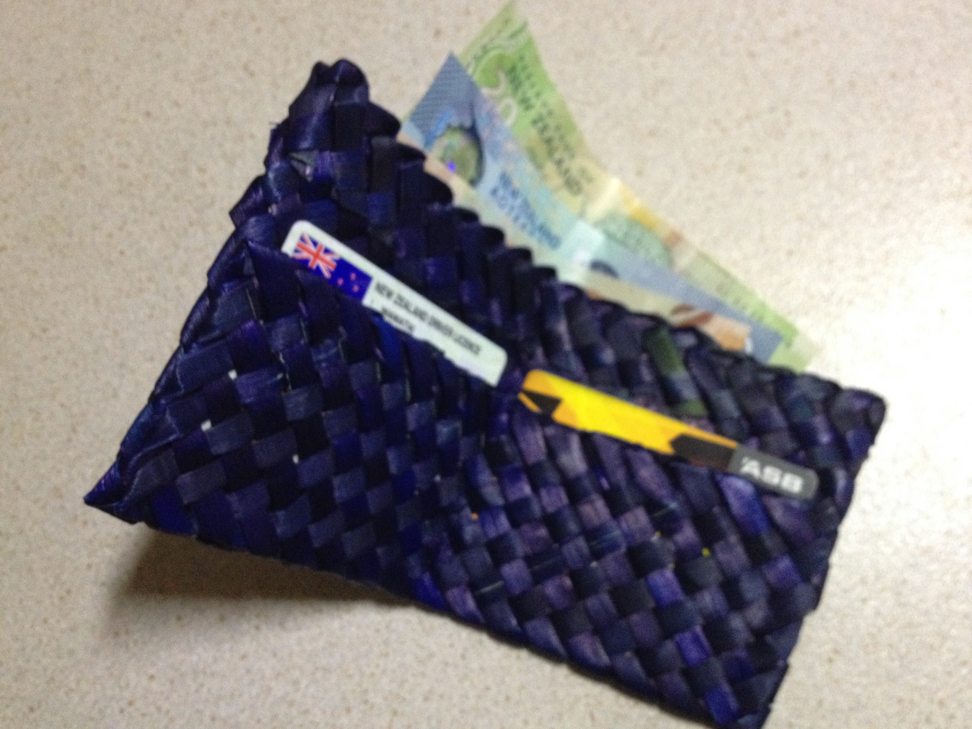 3 pocket wallet