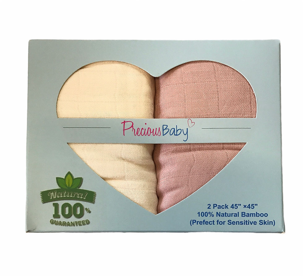 Thumbnail: Bamboo Muslin Wraps 2 pack