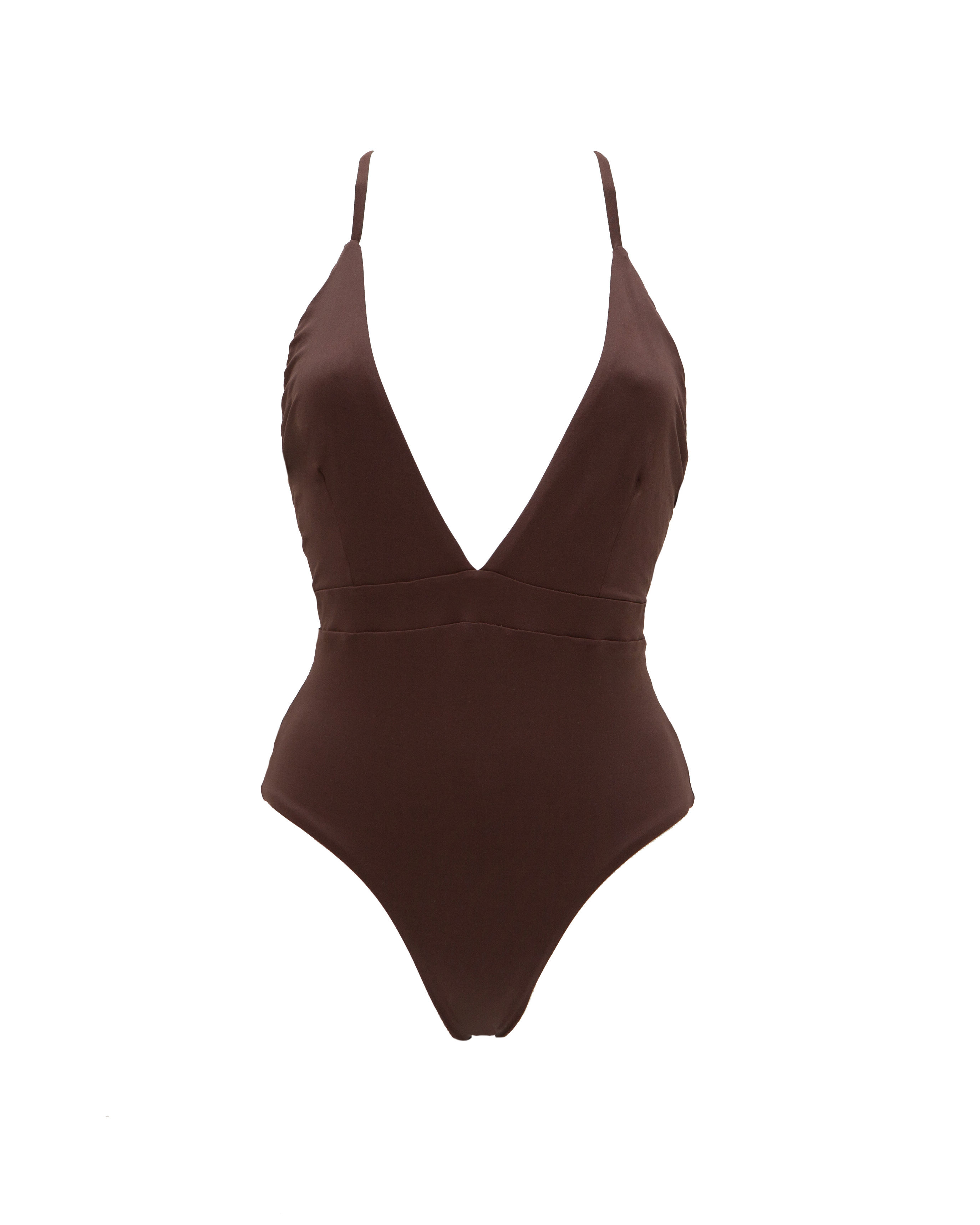VIOLA (coffee) one piece swimwear