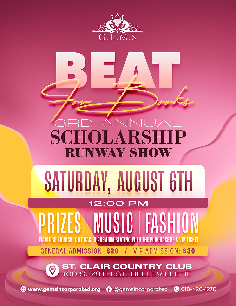 Beat for Books Scholarship Runway Show
