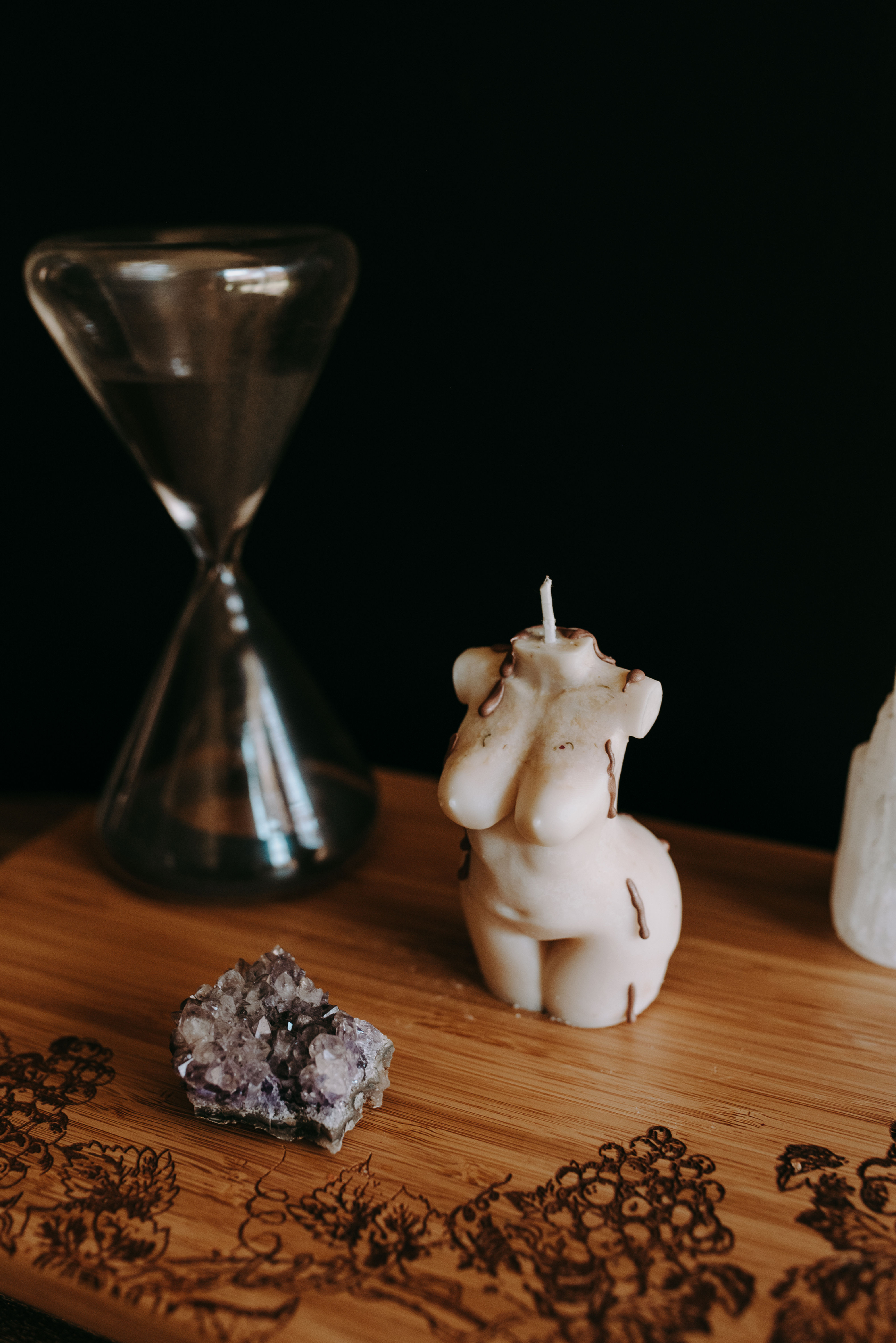 Goddess Torso Candle - Nyx