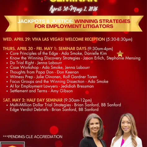 Join AKW LAW at the Employment Seminar