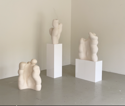 Ceramic sculptures for Passing Cloud Rouwen & Reeve