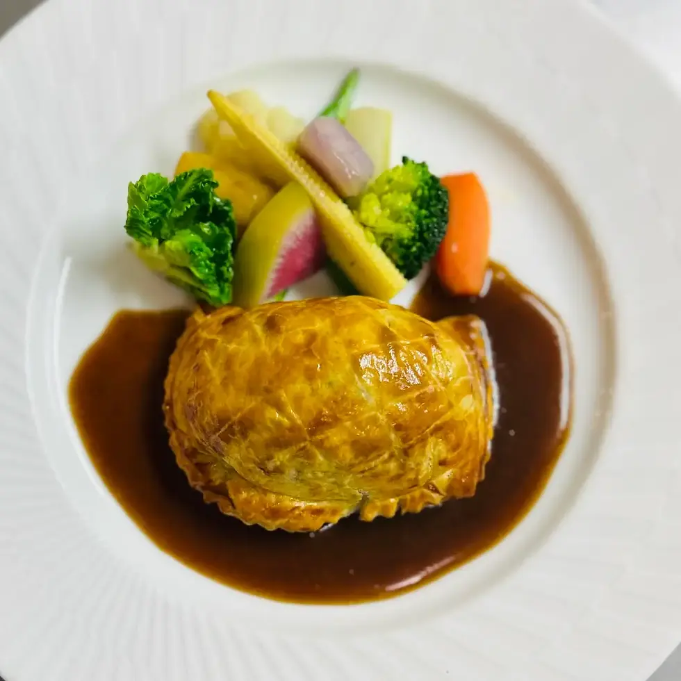 牛挽肉のパイ包み焼き