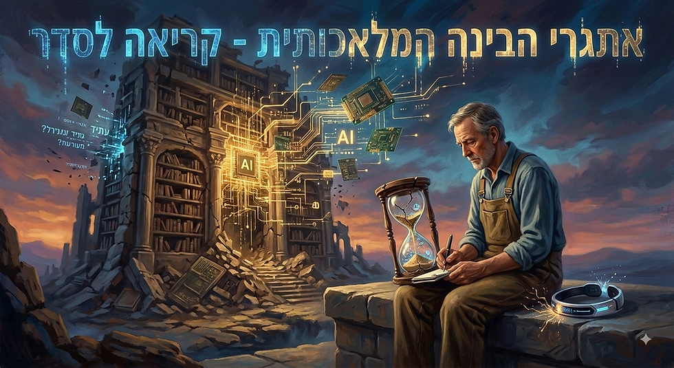 אתגרי הבינה המלאכותית. קריאה לסדר