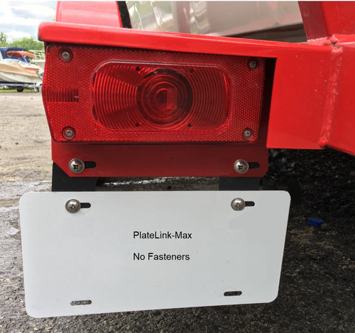 SurePlate Trailer EM16001 Rubber License Plate Holder Bracket, Economy-Max - View #6
