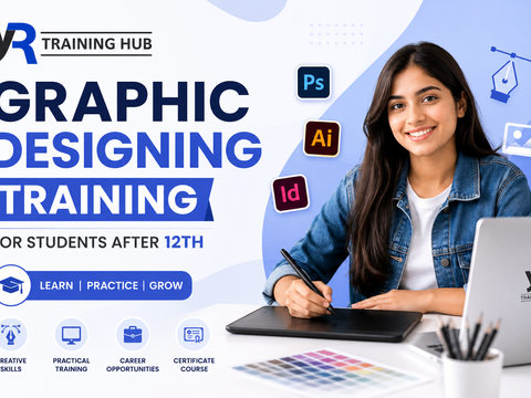 Start your creative career with the best Graphic Designing Training in Noida at YRC Training Hub. Learn industry-standard design tools through practical projects and expert guidance.