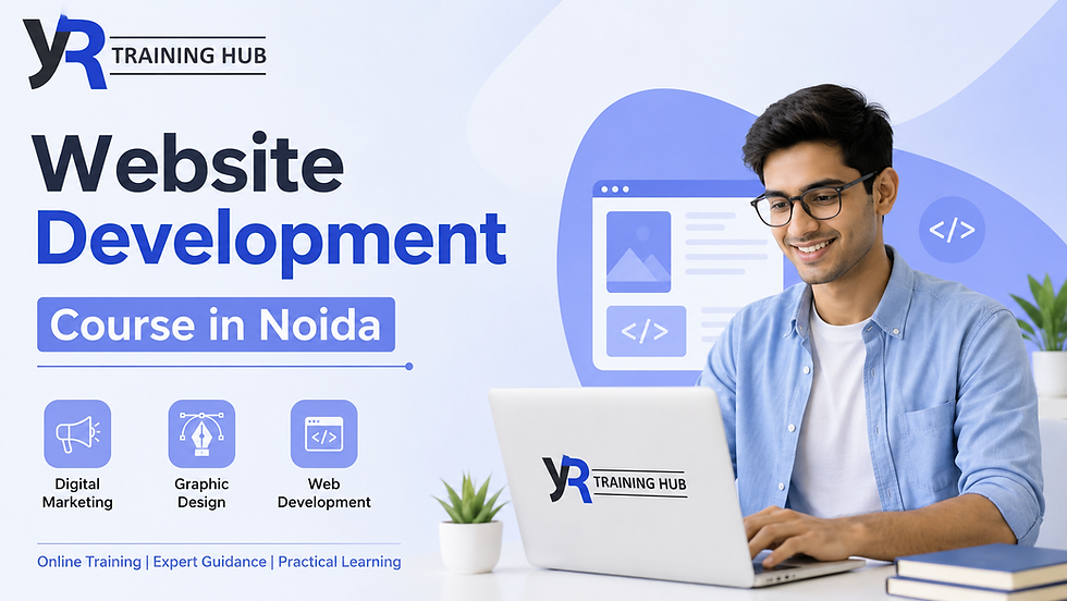 Website Development Course in Noida with practical full-stack training, live projects, expert mentors, certification, and placement support at YRC Training Hub.