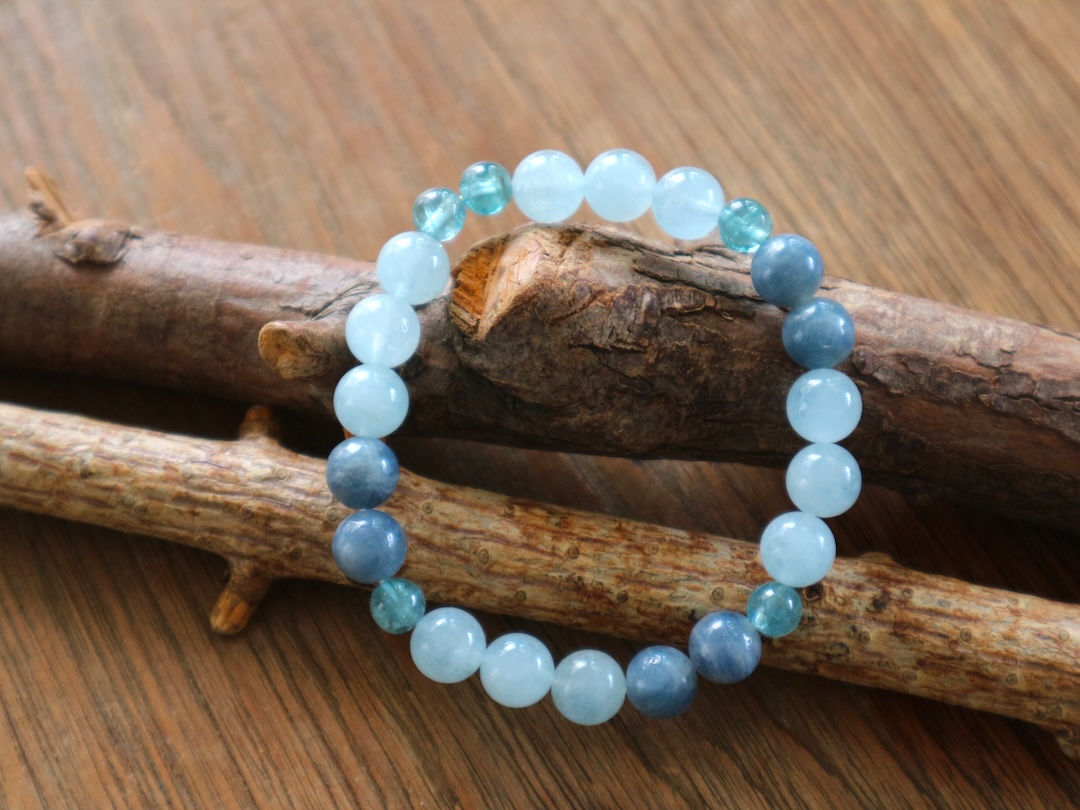 アクアマリン サファイア ブレスレット