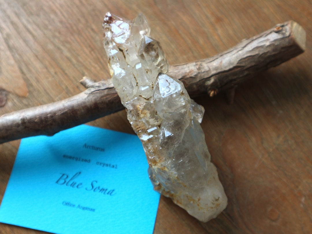 energize Blue Soma モンド産タンザニアマスタークォーツ(店主コレクション)299g