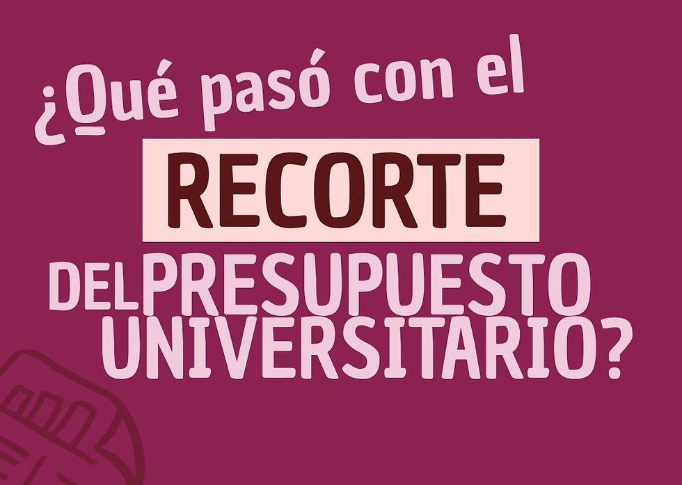 El presupuesto de las Universidades Nacionales sufrió un recorte del 24% en 2024